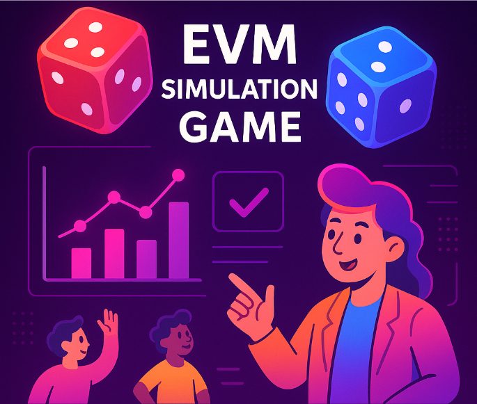 EVM Simulation Game artwork from Bridgit Africa